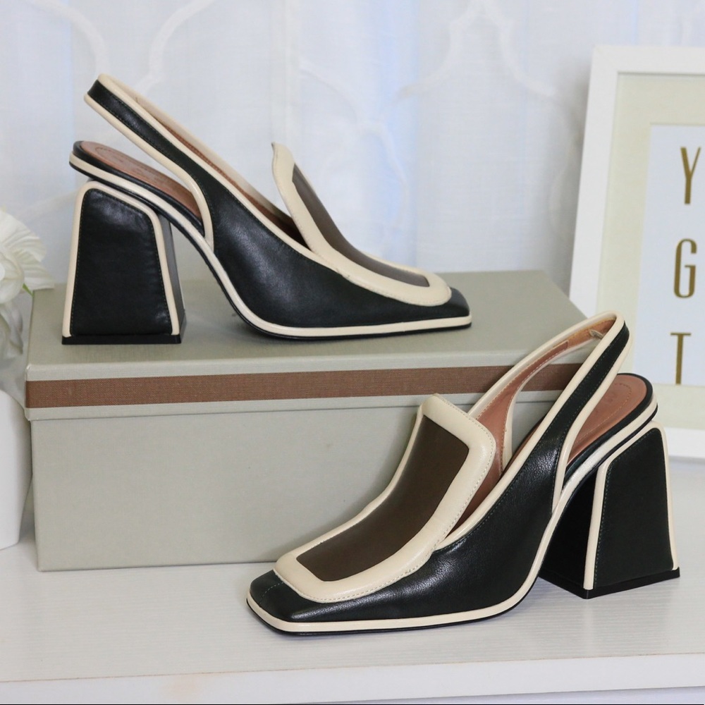 Women’s Forest Night Colorblock Slingback Heel